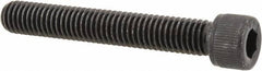 Value Collection - #12-28 UNF Hex Socket Drive, Socket Cap Screw - Alloy Steel, Black Oxide Finish, Partially Threaded, 1-1/2" Length Under Head - Exact Tool & Supply