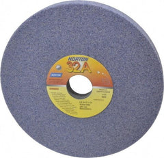 Norton - 8" Diam x 1-1/4" Hole x 3/4" Thick, I Hardness, 46 Grit Surface Grinding Wheel - Aluminum Oxide, Type 1, Coarse Grade, 3,105 Max RPM, Vitrified Bond, No Recess - Exact Tool & Supply