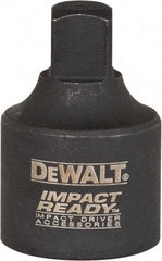 DeWALT - 3/8 Male 1/2 Female Impact Drive Adapter - 3/8" Male, 1/2" Female - Exact Tool & Supply
