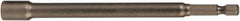 Wiha - 1/4" Magnetic Nutsetter - 1/4" Hex Drive, 12" OAL - Exact Tool & Supply