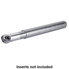 Kennametal - 6mm Cut Diam, 3mm Max Depth of Cut, 6mm Shank Diam, 100mm OAL, Indexable Ball Nose End Mill - 20mm Head Length, Straight Shank, KDMB Toolholder, KDM. 06.. Insert - Exact Tool & Supply