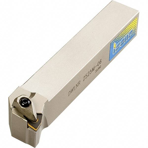 Iscar - SLAN, Right Hand Cut, 25mm Shank Height x 25mm Shank Width, Negative Rake Indexable Turning Toolholder - 150mm OAL, LNMX Insert Compatibility, Series Heliturn - Exact Tool & Supply