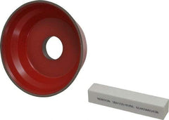 Norton - 5" Diam, 1-1/4" Hole Size, 1-3/4" Overall Thickness, 150 Grit, Type 11 Tool & Cutter Grinding Wheel - Very Fine Grade, CBN, Resinoid Bond - Exact Tool & Supply