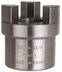 Boston Gear - 1" Max Bore Diam, FC20 Coupling Size, Flexible Half Coupling - 2" OD, 3.69" OAL, Steel - Exact Tool & Supply