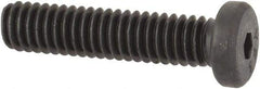 Value Collection - #8-32 UNC Hex Socket Drive, Low Socket Cap Screw - Alloy Steel, Black Oxide Finish, Fully Threaded, 3/4" Length Under Head - Exact Tool & Supply