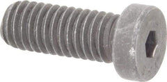 Value Collection - 3/8-16 UNC Hex Socket Drive, Low Socket Cap Screw - Alloy Steel, Black Oxide Finish, Fully Threaded, 1" Length Under Head - Exact Tool & Supply