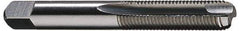 Hertel - #3-56 UNF, 2 Flute, Bright Finish, High Speed Steel Spiral Point Tap - Bottoming Chamfer, Right Hand Thread, 1-13/16" OAL, 1/2" Thread Length, 2B Class of Fit - Exact Tool & Supply