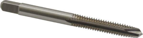 Cleveland - #12-24 UNC, 2 Flute, Bright Finish, High Speed Steel Spiral Point Tap - Plug Chamfer, Right Hand Thread, 2-3/8" OAL, 1/2" Thread Length, 2B/3B Class of Fit, Series 1011 - Exact Tool & Supply