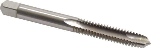 Cleveland - 1/4-20 UNC, 2 Flute, Bright Finish, High Speed Steel Spiral Point Tap - Plug Chamfer, Right Hand Thread, 63.5mm OAL, 25.4mm Thread Length, 2B Class of Fit, Series 1011 - Exact Tool & Supply