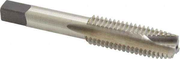 Cleveland - 5/8-11 UNC, 3 Flute, Bright Finish, High Speed Steel Spiral Point Tap - Plug Chamfer, Right Hand Thread, 3-13/16" OAL, 1.09" Thread Length, 2B Class of Fit, Series 1011 - Exact Tool & Supply
