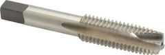 Cleveland - 5/8-11 UNC, 3 Flute, Bright Finish, High Speed Steel Spiral Point Tap - Plug Chamfer, Right Hand Thread, 3-13/16" OAL, 1.09" Thread Length, 2B Class of Fit, Series 1011 - Exact Tool & Supply