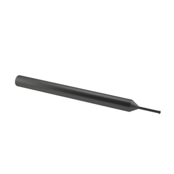 Scientific Cutting Tools - 48 to 72 TPI, Internal/External Single Profile Thread Mill - #3" Noml Diam, 0.072" Cut Diam, 3/16" Shank Diam, 3 Flute, 0.04" Neck Diam, 0.15" Neck Length, 2" OAL, Bright Finish - Exact Tool & Supply