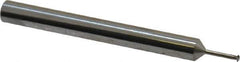 Scientific Cutting Tools - 48 to 72 TPI, Internal/External Single Profile Thread Mill - #3" Noml Diam, 0.072" Cut Diam, 3/16" Shank Diam, 3 Flute, 0.04" Neck Diam, 1/4" Neck Length, 2" OAL, Bright Finish - Exact Tool & Supply
