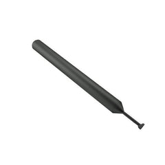 Scientific Cutting Tools - 32 to 64 TPI, Internal/External Single Profile Thread Mill - #6" Noml Diam, 0.098" Cut Diam, 3/16" Shank Diam, 3 Flute, 0.049" Neck Diam, 0.4" Neck Length, 2" OAL, Bright Finish - Exact Tool & Supply