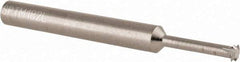 Scientific Cutting Tools - 18 to 56 TPI, Internal/External Single Profile Thread Mill - 1/4" Noml Diam, 0.182" Cut Diam, 1/4" Shank Diam, 4 Flute, 0.104" Neck Diam, 0.65" Neck Length, 2-1/2" OAL, Bright Finish - Exact Tool & Supply
