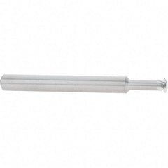 Scientific Cutting Tools - 16 to 48 TPI, Internal/External Single Profile Thread Mill - 5/16" Noml Diam, 0.24" Cut Diam, 1/4" Shank Diam, 4 Flute, 0.153" Neck Diam, 1/2" Neck Length, 2-1/2" OAL, Bright Finish - Exact Tool & Supply