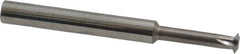 Scientific Cutting Tools - 16 to 48 TPI, Internal/External Single Profile Thread Mill - 5/16" Noml Diam, 0.24" Cut Diam, 1/4" Shank Diam, 4 Flute, 0.153" Neck Diam, 0.8" Neck Length, 2-1/2" OAL, Bright Finish - Exact Tool & Supply