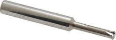 Scientific Cutting Tools - 14 to 40 TPI, Internal/External Single Profile Thread Mill - 3/8" Noml Diam, 0.29" Cut Diam, 3/8" Shank Diam, 4 Flute, 0.192" Neck Diam, 1" Neck Length, 3" OAL, Bright Finish - Exact Tool & Supply