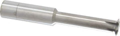 Scientific Cutting Tools - 10 to 32 TPI, Internal/External Single Profile Thread Mill - 3/4" Noml Diam, 0.595" Cut Diam, 5/8" Shank Diam, 6 Flute, 0.43" Neck Diam, 2" Neck Length, 4" OAL, Bright Finish - Exact Tool & Supply