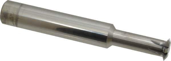 Scientific Cutting Tools - 8 to 24 TPI, Internal/External Single Profile Thread Mill - 7/8" Noml Diam, 0.695" Cut Diam, 3/4" Shank Diam, 6 Flute, 0.49" Neck Diam, 1-1/2" Neck Length, 5" OAL, Bright Finish - Exact Tool & Supply
