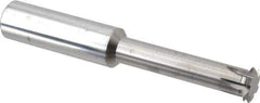 Scientific Cutting Tools - 8 to 24 TPI, Internal/External Single Profile Thread Mill - 7/8" Noml Diam, 0.695" Cut Diam, 3/4" Shank Diam, 6 Flute, 0.49" Neck Diam, 2-1/2" Neck Length, 5" OAL, Bright Finish - Exact Tool & Supply