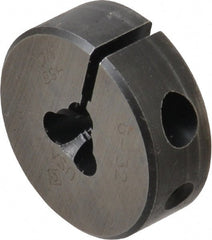 Cle-Line - #6-32 UNC High Speed Steel Round Adjustable Die - Exact Tool & Supply