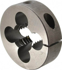 Cle-Line - 3/4-10 UNC Thread, 2" Outside Diam High Speed Steel Round Die - 5/8" Thick, Right Hand Thread, Adjustable - Exact Tool & Supply