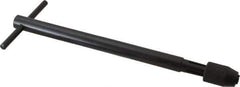 Cle-Line - 1/16 to 1/4" Tap Capacity, T Handle Tap Wrench - 8-3/4" Overall Length - Exact Tool & Supply
