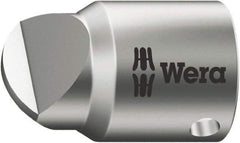 Wera - 1/4" Drive, #12 Point, Standard Slotted Screwdriver Socket - #12 Point - Exact Tool & Supply