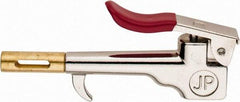 Value Collection - 90 Max psi High Flow Safety Nozzle Thumb Lever Blow Gun - 1/4 NPT, Chrome Plated Zinc - Exact Tool & Supply