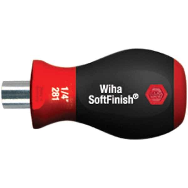 Wiha - Screwdriver Bit Holder - Hex Tip, Cushioned Grip - Exact Tool & Supply