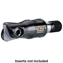 Kennametal - 16mm Cut Diam, 4mm Max Depth of Cut, 37mm OAL, Indexable Ball Nose End Mill - 37mm Head Length, M08 Modular Connection, KDMT Toolholder, KDM 16.. Insert - Exact Tool & Supply
