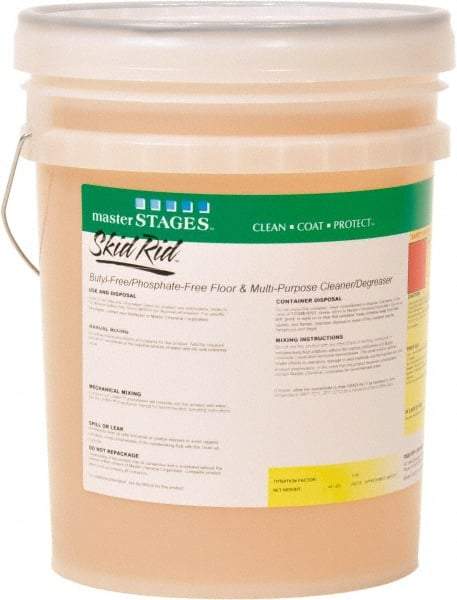 Master Fluid Solutions - 5 Gal Bucket Cleaner/Degreaser - Liquid, Butyl-Free, Phosphate-Free, Low Odor - Exact Tool & Supply