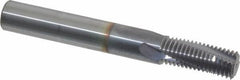 Vargus - 1/2-20, 3/4-20 to 1-20, 7/16-20 UNEF, UNF, 0.362" Cutting Diam, 3 Flute, Solid Carbide Helical Flute Thread Mill - Internal Thread, 7/8" LOC, 2-7/8" OAL, 3/8" Shank Diam - Exact Tool & Supply