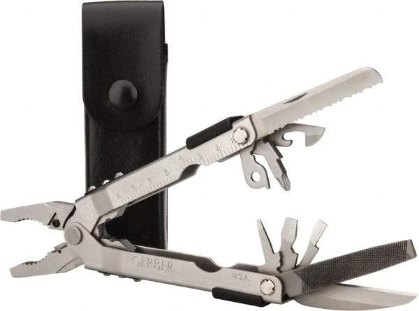 Gerber - 14 Piece, Multi-Tool Set - 6" OAL, 4-29/32" Closed Length - Exact Tool & Supply