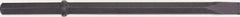 Ingersoll-Rand - 1" Head Width, 14" OAL, 1" Shank Diam, Scaling Chisel - Hex Drive, Hex Shank, Steel - Exact Tool & Supply
