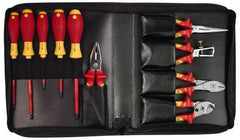 Wiha - 10 Piece Insulated Hand Tool Set - Comes in Tool Box - Exact Tool & Supply