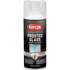 Krylon - Frosted Glass (Color), Frosted, Glass Frosting Spray Paint - 12 oz Container - Exact Tool & Supply