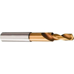 Sandvik Coromant - 8mm Body, 6.8mm Step Diam, 0.315" Diam Straight Shank, Solid Carbide Subland Step Drill Bit - Exact Tool & Supply