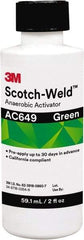 3M - 2 Fl Oz, Green Adhesive Activator - For Use with Threadlockers, Pipe Sealants, Retaining Compounds, Gasket Makers - Exact Tool & Supply