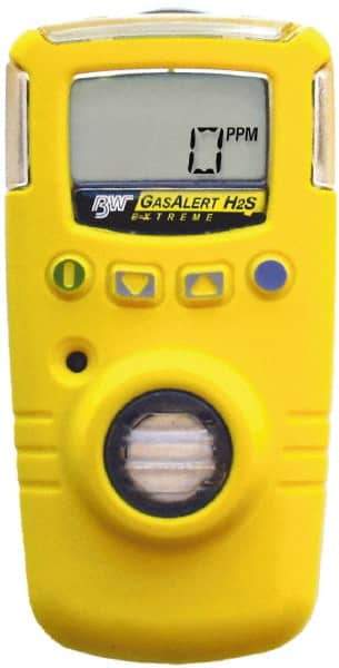 BW Technologies by Honeywell - Visual, Vibration & Audible Alarm, LCD Display, Single Gas Detector - Monitors Carbon Monoxide, -30 to 50°C Working Temp - Exact Tool & Supply