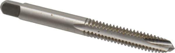 Kennametal - 1/4-20 UNC, 3 Flute, Bright Finish, High Speed Steel Spiral Point Tap - Plug Chamfer, Right Hand Thread, 2-1/2" OAL, 1" Thread Length, 0.255" Shank Diam, 3B Class of Fit, Series 5301 - Exact Tool & Supply