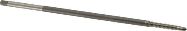 Kennametal - #10-24 UNC 2 Flute H3 Bright Finish High Speed Steel Spiral Point Extension Tap - Plug Chamfer, 6" OAL, 2B/3B Class of Fit - Exact Tool & Supply
