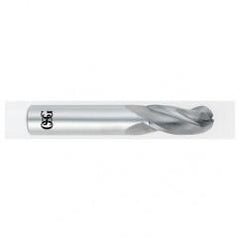 1" Dia. - 4" OAL - Carbide - Ball End HP End Mill-3 FL - Exact Tool & Supply