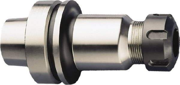 HAIMER - 1mm to 16mm Capacity, 2.95" Projection, HSK63F Hollow Taper, ER25 Collet Chuck - 0.0001" TIR - Exact Tool & Supply
