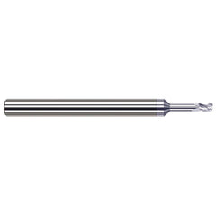Harvey Tool - Corner Radius & Corner Chamfer End Mills; Mill Diameter (Inch): 3/16 ; Mill Diameter (Decimal Inch): 0.1875 ; End Type: Corner Radius ; Corner Radius (Decimal Inch): 0.0050 ; Number of Flutes: 3 ; Material: Solid Carbide - Exact Tool & Supply