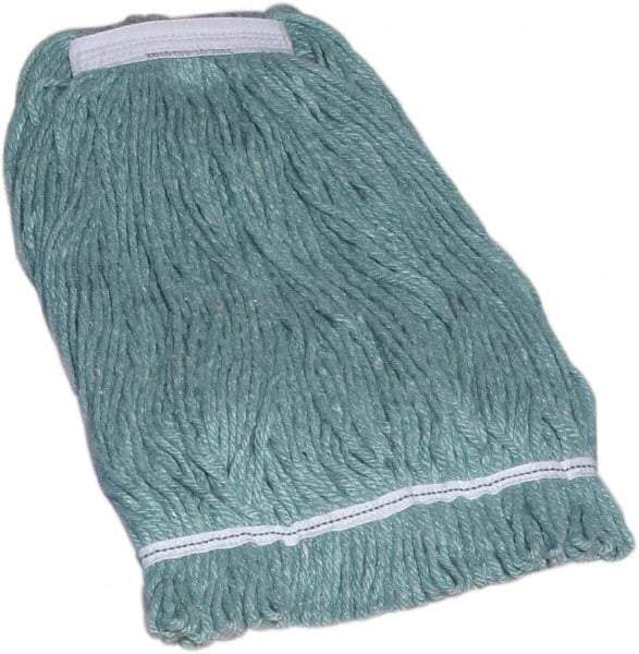 Ability One - 1-1/4" Large Blended Fiber Loop End Mop Head - 4 Ply, Side Loading Connection - Exact Tool & Supply