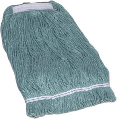 Ability One - 1-1/4" Small Blended Fiber Loop End Mop Head - 2 Ply, Clamp Jaw Connection - Exact Tool & Supply