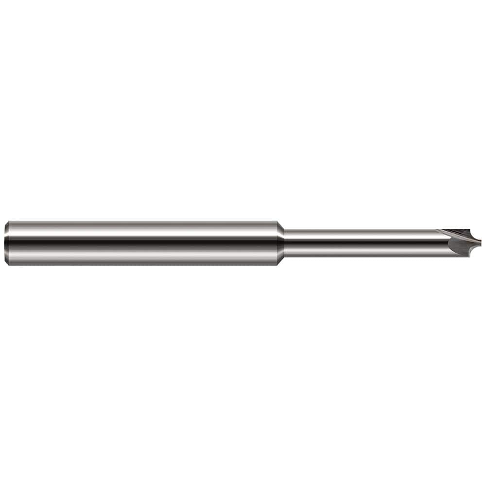 Harvey Tool - 0.005" Radius, 1/32" Diam, 2 Flute Solid Carbide Corner Rounding End Mill - Exact Tool & Supply