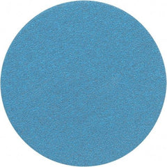 Porter-Cable - 5" Diam, 120 Grit Zirconia Alumina Adhesive PSA Disc - Fine Grade, Tan, C Weighted Backing, Flexible, 13,000 Max RPM - Exact Tool & Supply